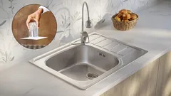 When I leave home, I always put a glass and a piece of paper in the sink. That way I feel more secure about its safety.