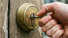 How to open a door if the lock is broken or jammed